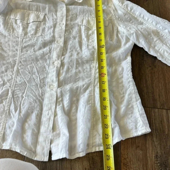 Jones New York Women’s Cotton Blouse  Size Large - Picture 10 of 10